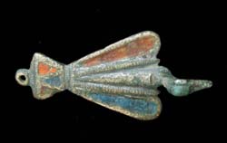 Brooch, Zoomorphic Bird, Original Enameling, 2nd Cent. A.D. SOLD!